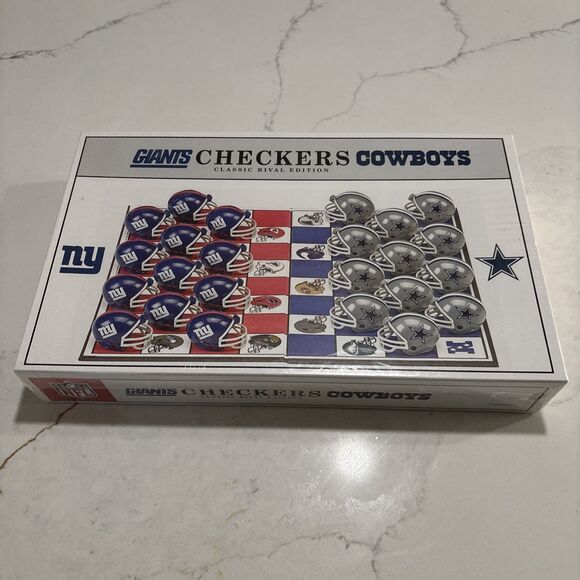 New in Box Vintage NFL Checkers Classic Rivals Edition: Giants Vs. Cowboys - Picture 1 of 5